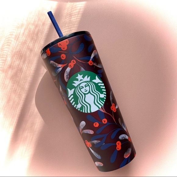 NWT Starbucks Cranberry Aluminum hot/cold tumbler